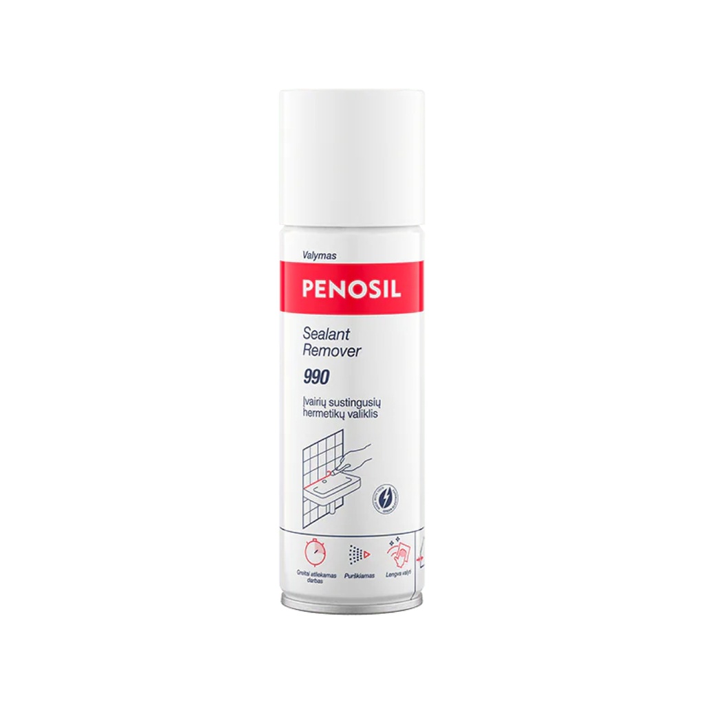 Sustingusių hermetikų valiklis Sealant Remover 990, bespalvė, 200 ml, PENOSIL