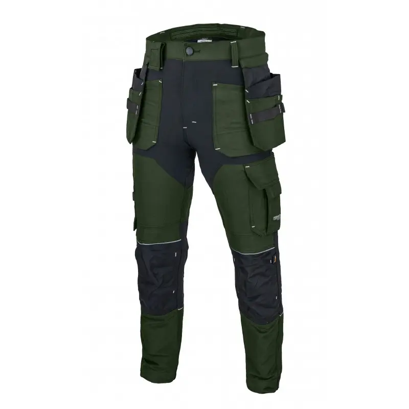 Kelnės STRETCH PLUS, žalios, REWELLY (52 dydis)