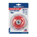 Wire cup brush, straight wire, 100 mm, M14, SPECIALIST+