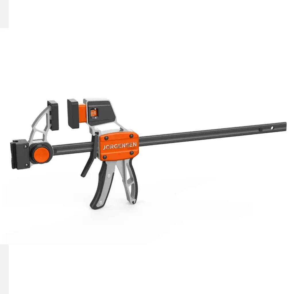 Aluminum Clamp MEDIUM DUTY with Force Gauge 900 mm, JORGENSEN