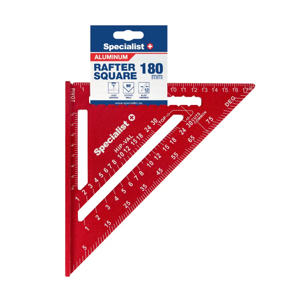 Aluminum Rafter Square, 180 mm, SPECIALIST+