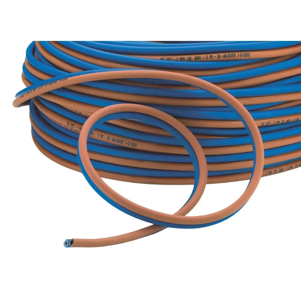 LPG gas hose, Ø 3.5×8 mm, orange, KEMPER, 100 m