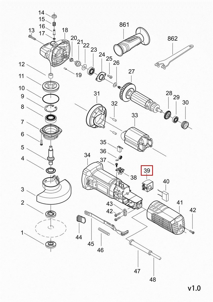 Jungiklis, KSM03-125S, KSM17-125P, DCK