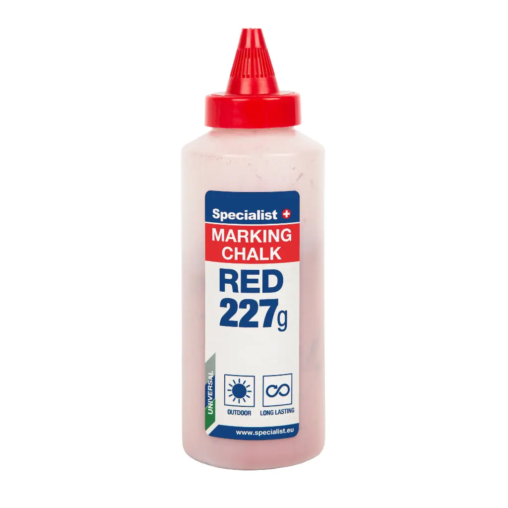 Marking chalk, red, 227 g, SPECIALIST+