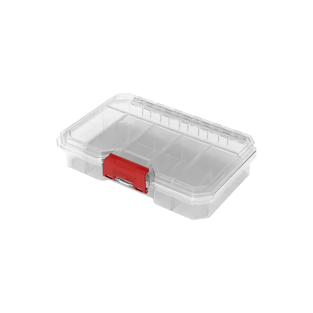 Vidēja izmēra instrumentu organizators, caurspīdīgs, QBRICK