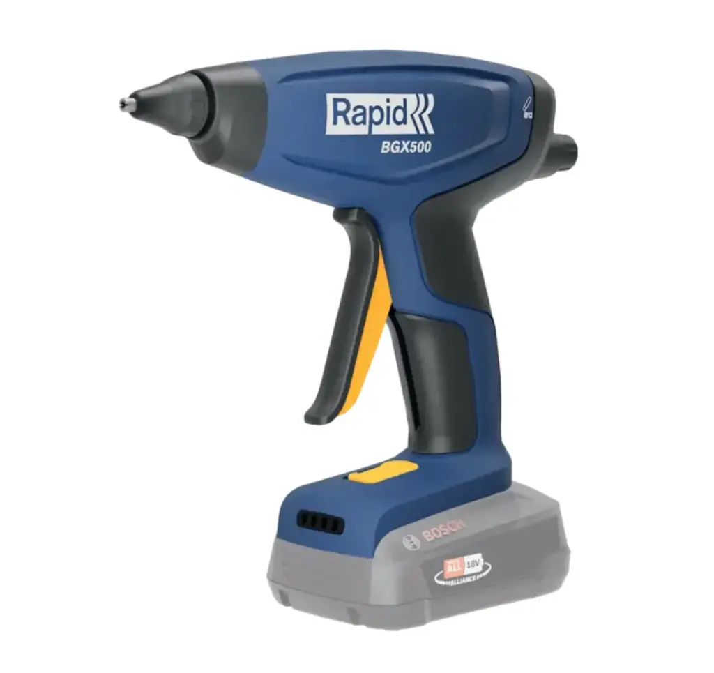 Akumuliatorinis karštų klijų pistoletas BGX500, 18V. RAPID