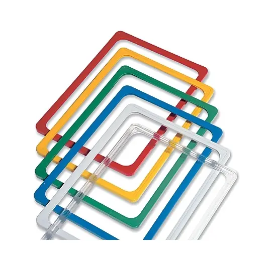 Transparent frame for holding A4 posters