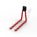 Wavy L-shaped hook, QBRICK