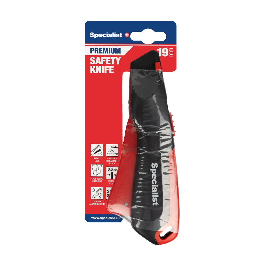Trapezoid knife SAFETY, SPECIALIST+