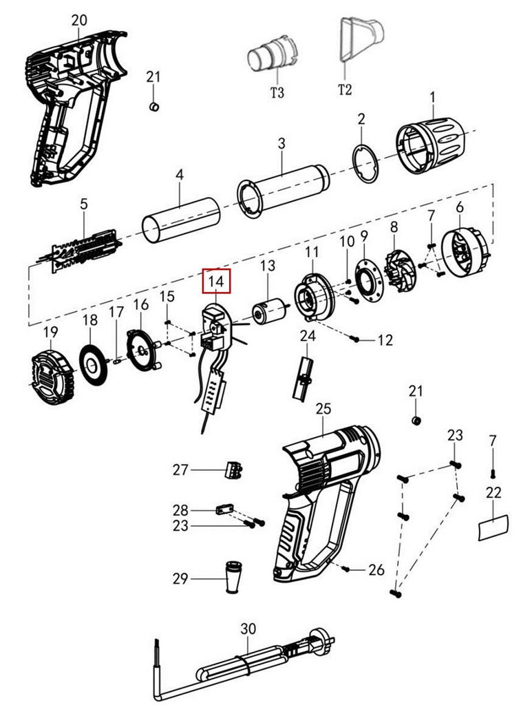 Switch & PCB Assembly, DCK