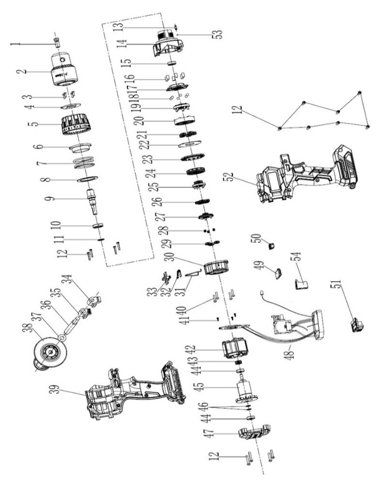 Vidinis šešiakampis TORX pusapvalės galvutės varžtas M8x25, KDJZ20160i, DCK