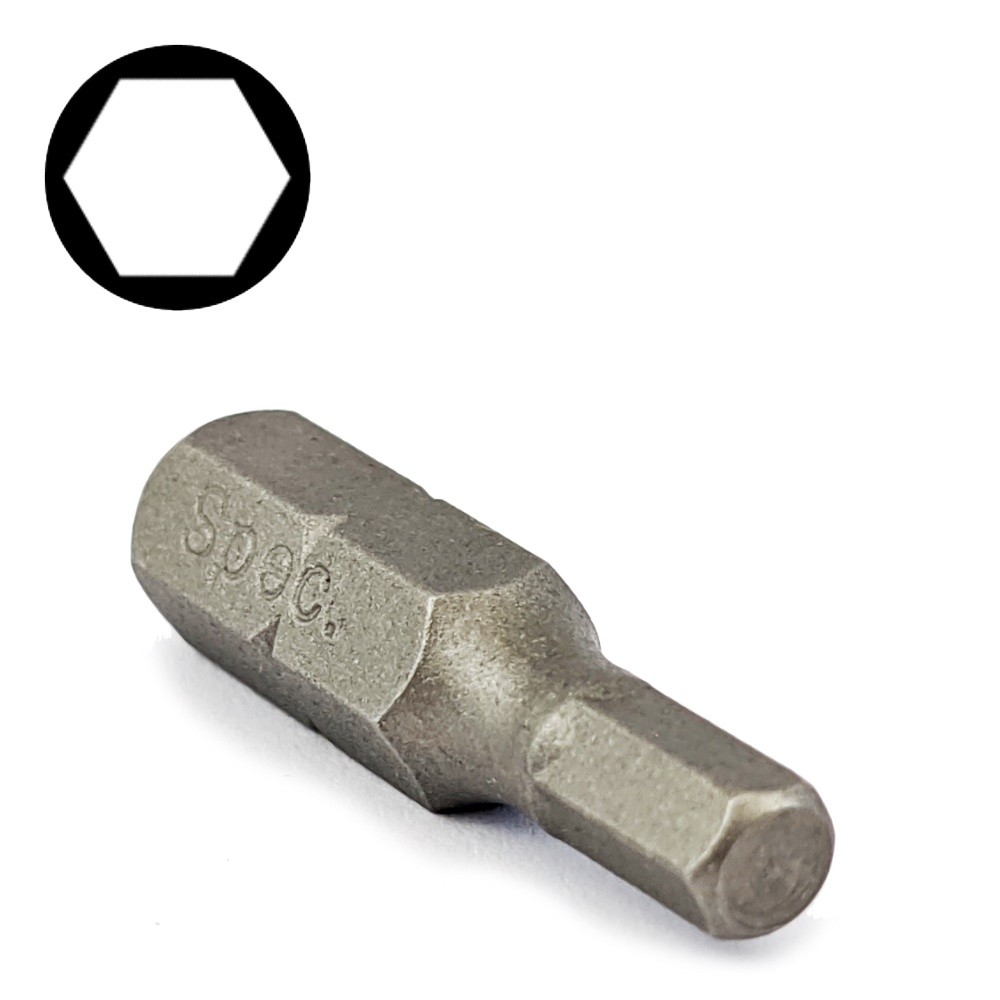 SPECIALIST+ skrūvgrieža uzgalis HEX, 4 mm, 10vnt.