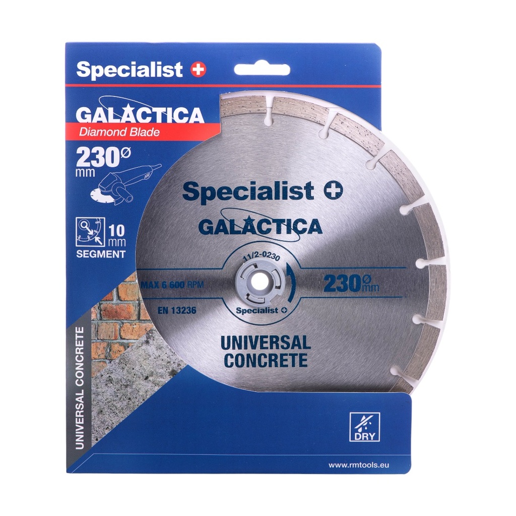 SPECIALIST+ teemantloikeketas GALACTICA, 230x10x22,2 mm