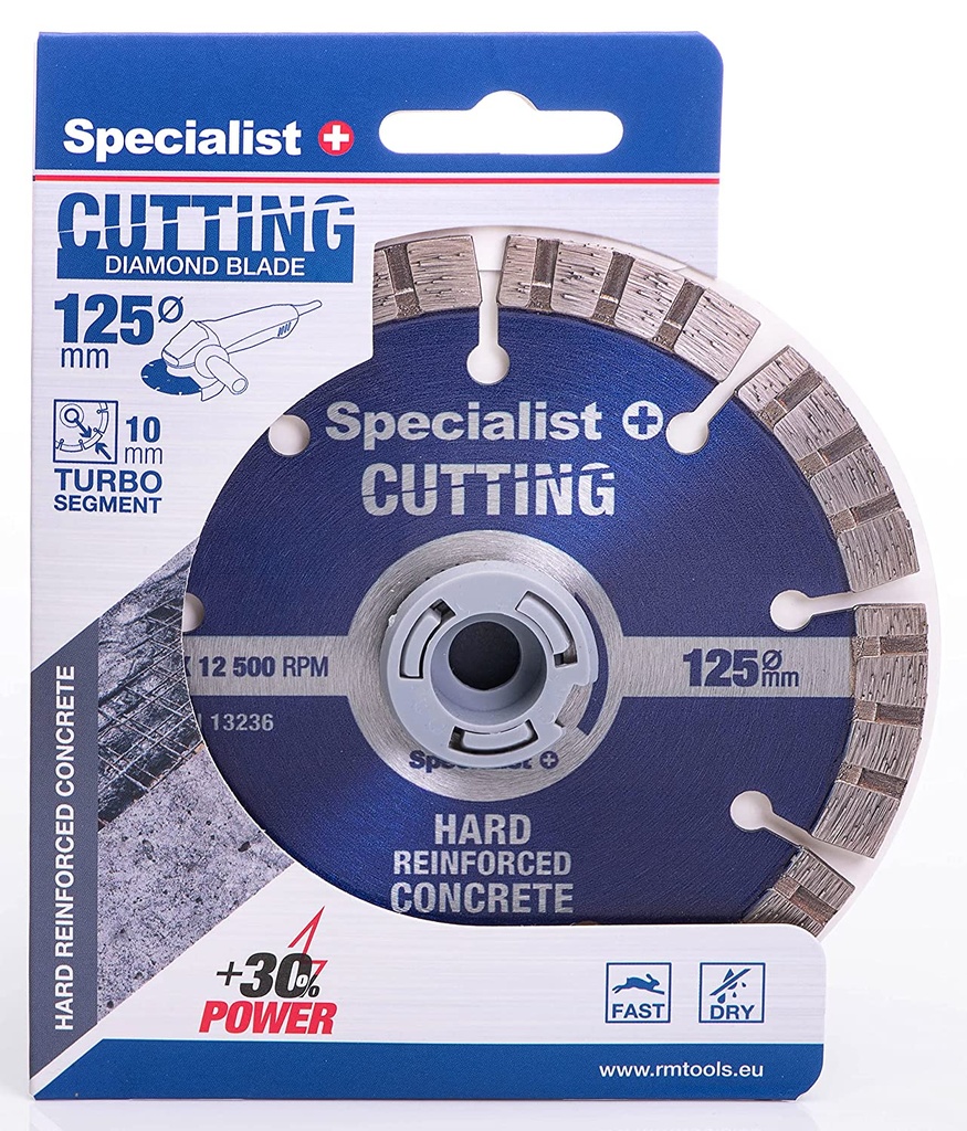 SPECIALIST+ diamond cutting disc PREMIUM, 125x10x22 mm