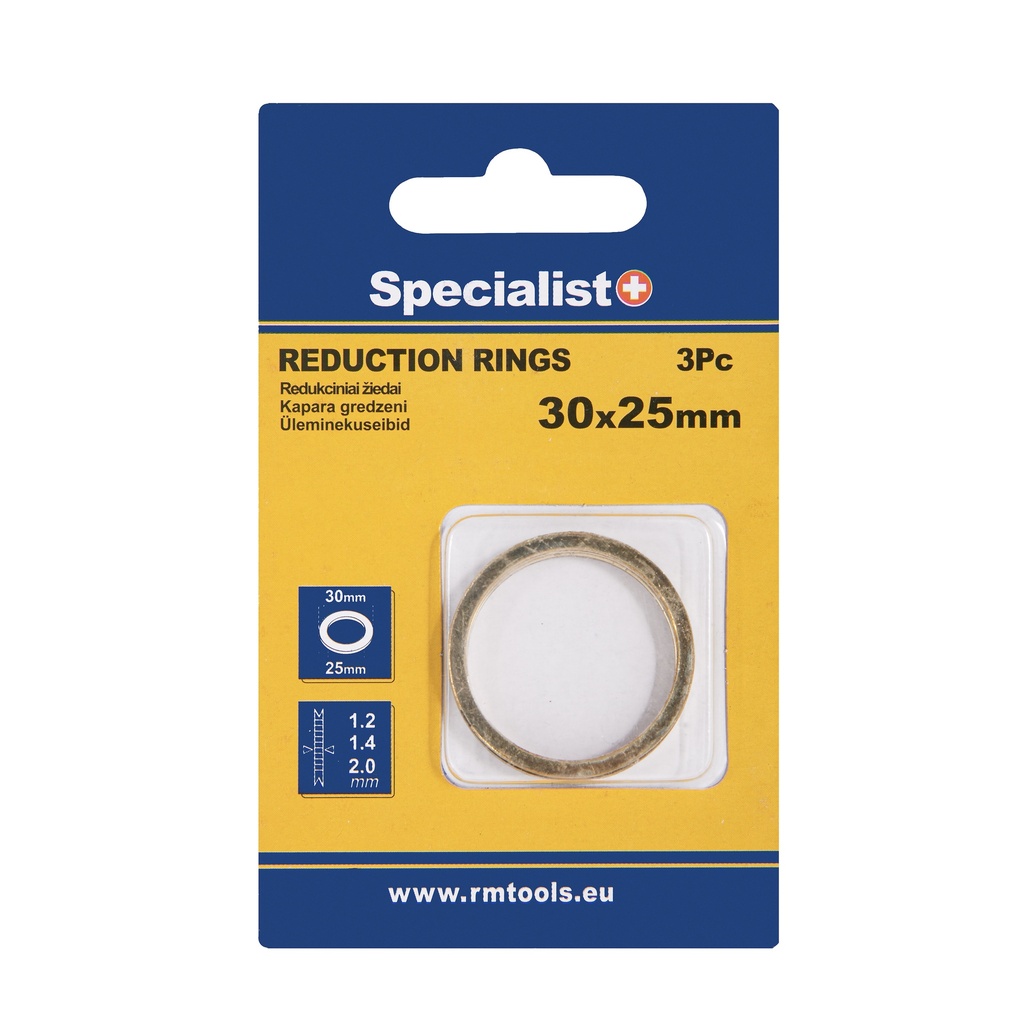 SPECIALIST+ vaheseib, 30x25x1,2/1,4/2 mm, 3 tk