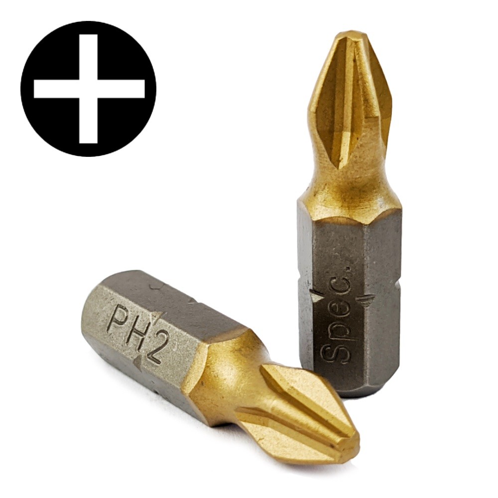 SPECIALIST+ screwdriver bit TITANIUM PH2, 10pcs