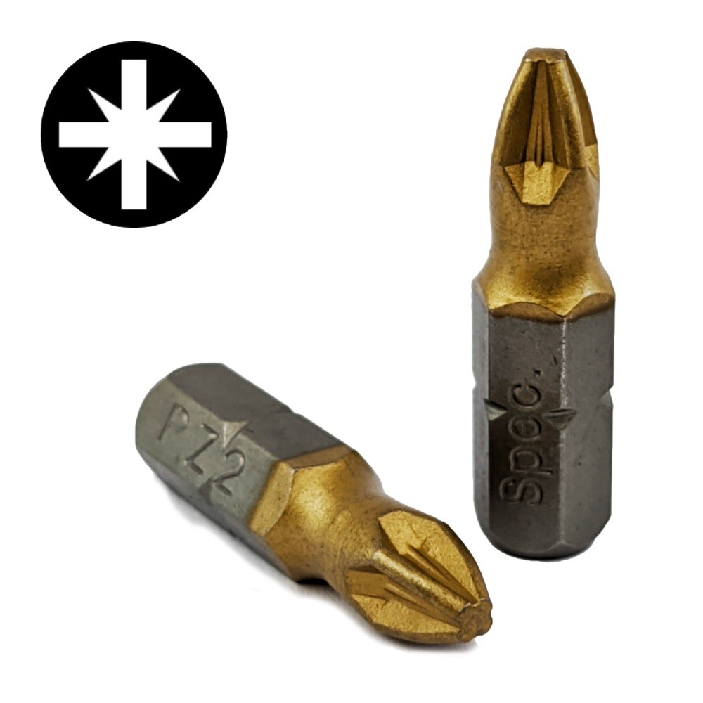 SPECIALIST+ skrūvgrieža uzgalis TITANIUM PZ2, 10gab