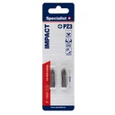 SPECIALIST+ screwdriver bit MERLIN, PZ3, 2 pcs