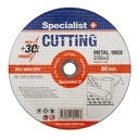 SPECIALIST+ metal cutting disc CUTTING, 230x2x22 mm