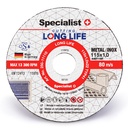 SPECIALIST+ metal cutting disc LONG LIFE, 115x1x22 mm