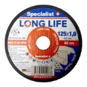 SPECIALIST+ metāla griešanas disks LONG LIFE, 125 x 1 x 22 mm