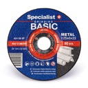 SPECIALIST+ slīpēšanas disks BASIC, 125 x 6 x 22 mm