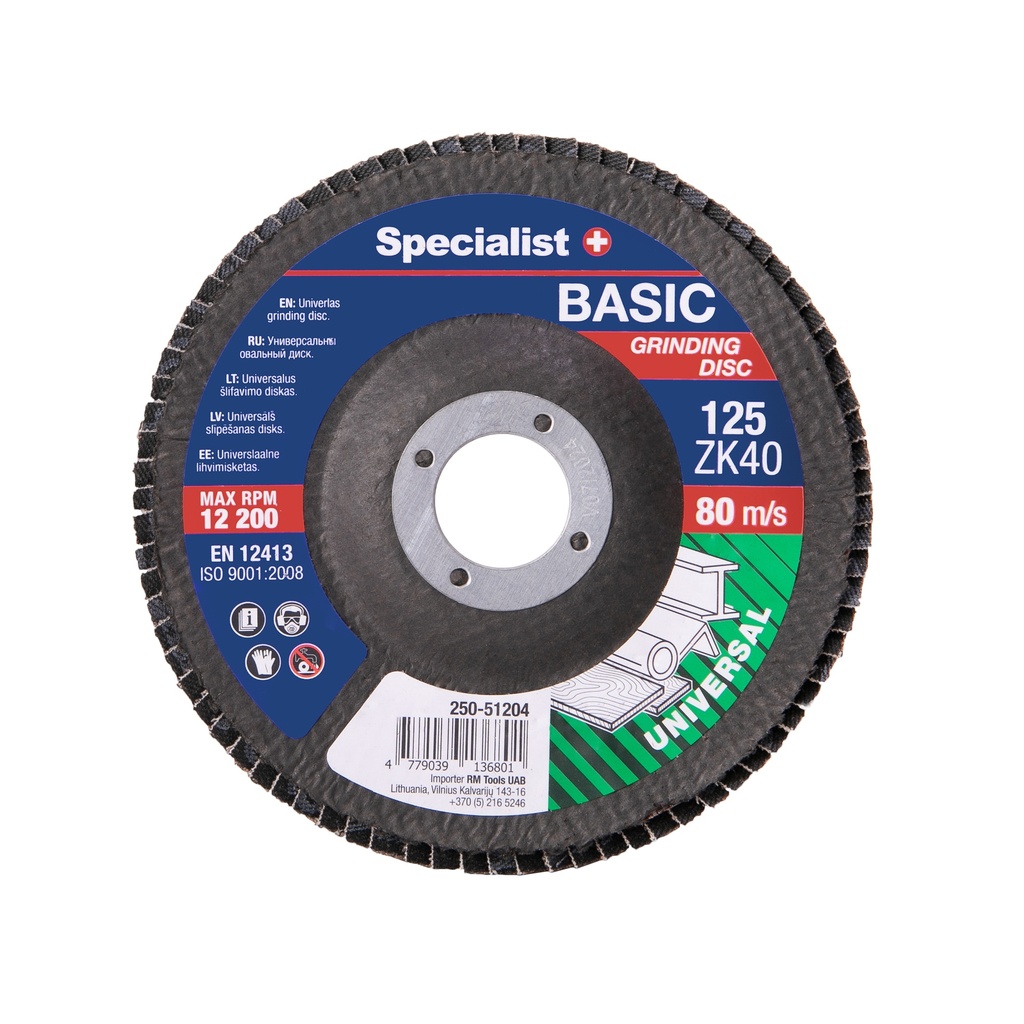 SPECIALIST+ lamellketas BASIC, ZK40, 125 mm