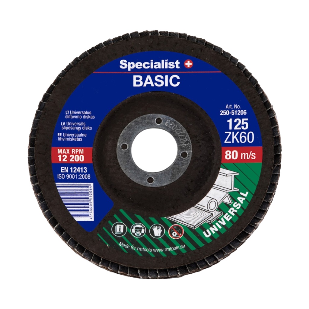 SPECIALIST+ lamellketas BASIC, ZK60, 125 mm