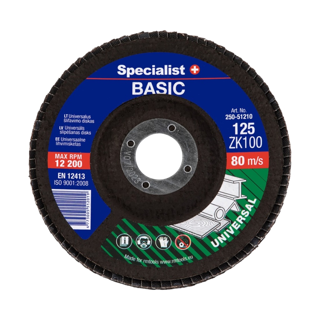 SPECIALIST+ lamellketas BASIC, ZK100, 125 mm