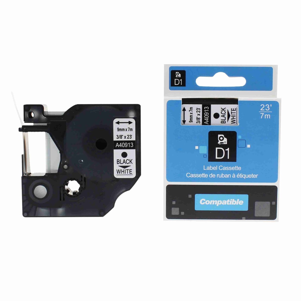 SPECIALIST+ dymo D1 comp., 9 mm, B/W