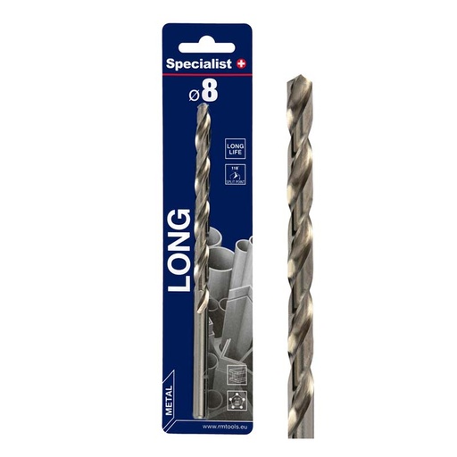 Drilling / Metal / Premium drill bits for metal / Prolonged drill bits Din 340