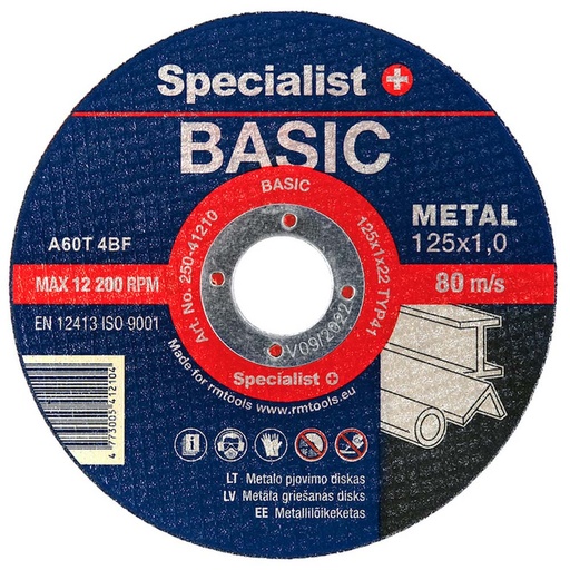 Lõikamine ja lihvimine / Metall / BASIC lõikekettad