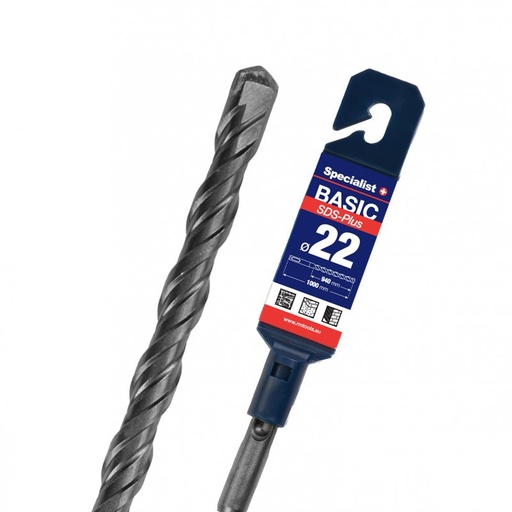 [52/1-22940] SPECIALIST+ SDS+ hammer drill bit BASIC, 22x940/1000 mm