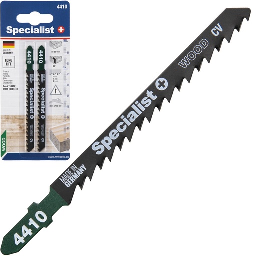 [63-4410] SPECIALIST+ jigsaw blade 4410 (T144DP) 100 mm, 2 pcs