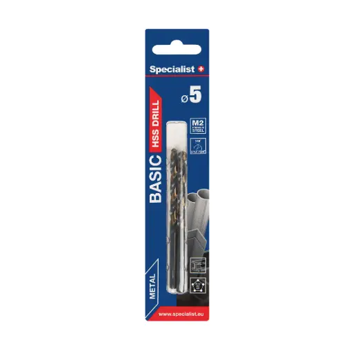 [64-0050] SPECIALIST+ metallipuur BASIC, 5 mm, 2 tk