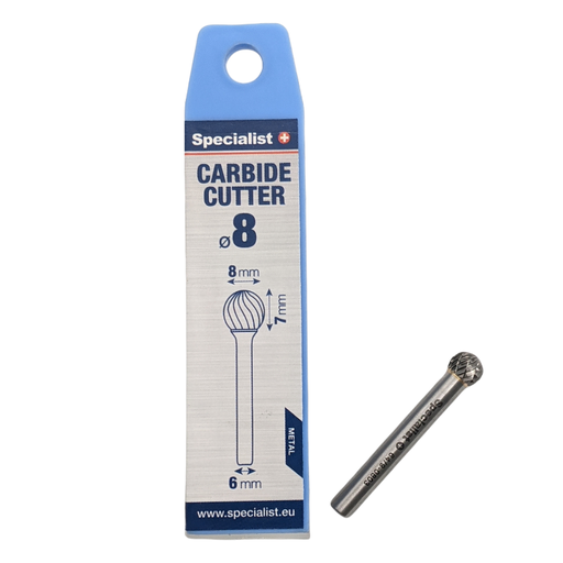 [64/9-0803] SPECIALIST+ carbide rotary burr, KUD 8x7x6 mm