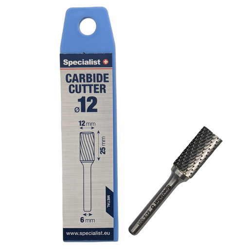 [64/9-1201] SPECIALIST+ carbide rotary burr, ZYAS 12x25x6 mm