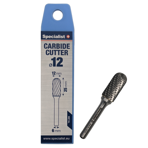 [64/9-1202] SPECIALIST+ carbide rotary burr, WRC 12x25x6 mm