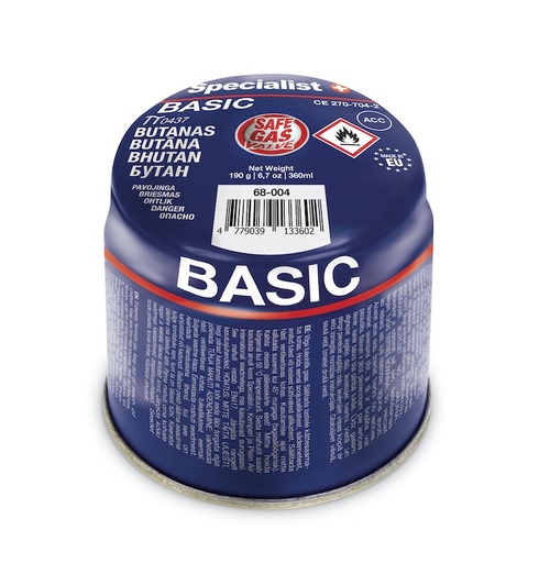 [68-004] SPECIALIST+ butano dujos BASIC, 190 g.
