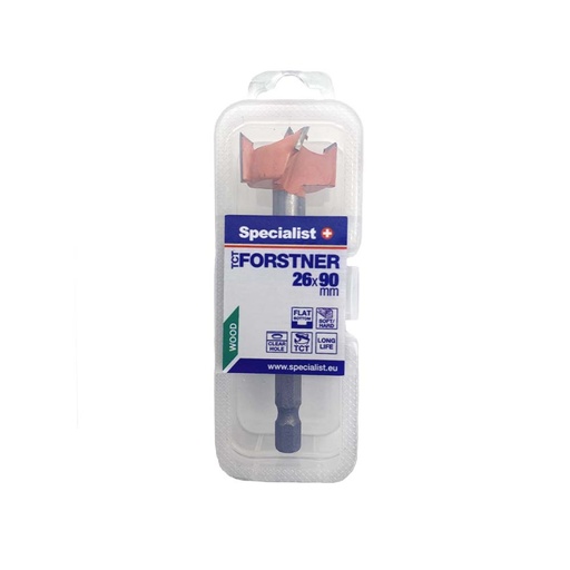[69/3-0026] SPECIALIST+ frēze FORSTNER, 26 x 90 mm