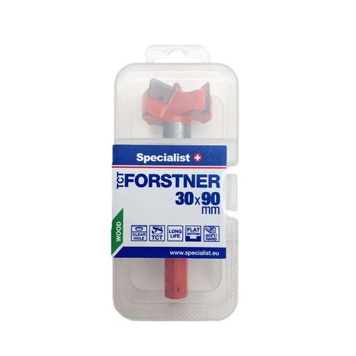[69/3-0030] SPECIALIST+ forstner bit TCT, 30 x 90 mm