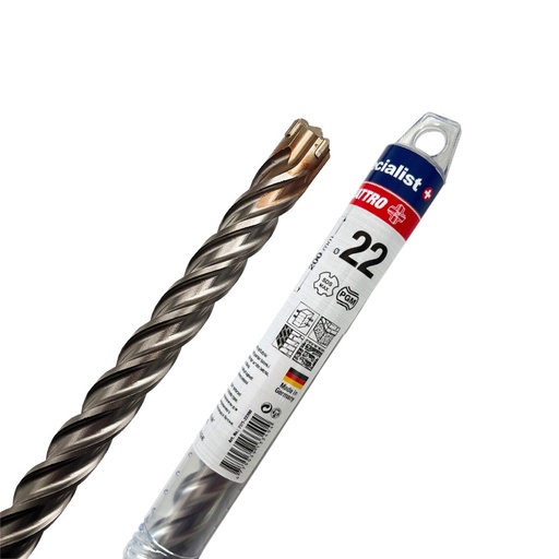 [77/1-22200] SPECIALIST+ SDS MAX hammer drill bit,  22x200/320 mm