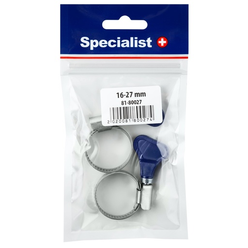[81-80027] SPECIALIST+ klamber käepidemega, 16-27 mm, 2 tk