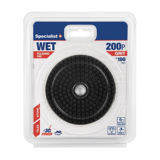 [37-3200] SPECIALIST+ diamond polishing pad, 100 mm, 200P