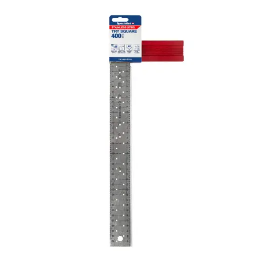 [29-3400] Stainless Steel Try Square, 400 mm, SPECIALIST+