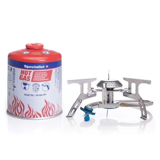 [68-009KIT] SPECIALIST+ Portable Camping Stove and Gas Set