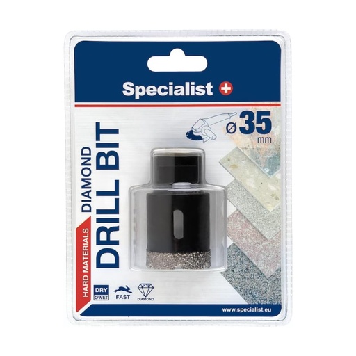 [11/2-9435] SPECIALIST+ deimantinis grąžtas D35 M14