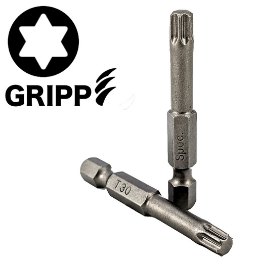 [24/2-0029] SPECIALIST+ skrūvgrieža uzgalis TORX GRIP T30, 50 mm, 3 gab.