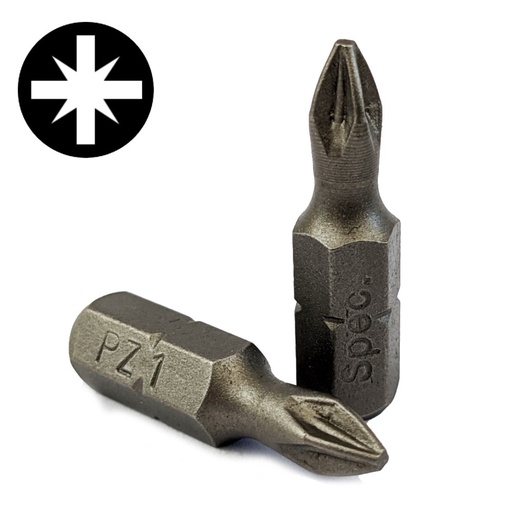 [24/2-004] SPECIALIST+ screwdriver bit PZ1, 10pcs
